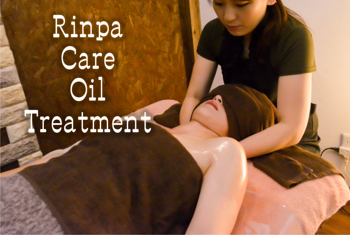 リンパケア・オイルトリートメント施術風景